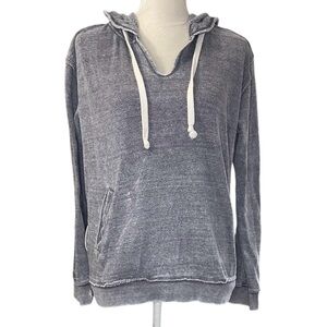 Ocean Drive Women’s Grey‎ Hoodie Zipper Sweatshirt Sz L